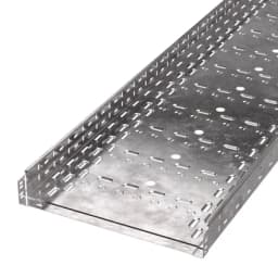 Лоток перфорированный Стандарт 500х80х3000 (1,0 мм) (6 м/уп) Промрукав