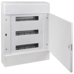 Щит распределительный навесной на 54 модуля с непрозрачной дверцей белый IP41 (ЩРн-П-54)