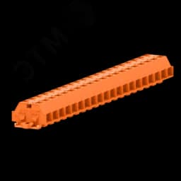 Клемма TB 2-2 с бок. подключ. с крепеж.фланцами, оранжевая 241332 SUPU