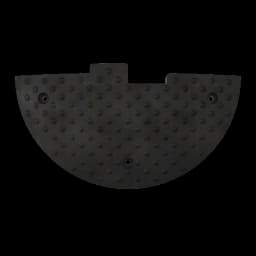 Лежачий полицейский ИДН 500-2 концевой элемент РЕЗИНА. ГОСТ Р 52605-2006 (3 точки крепления)