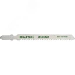 Полотна , T127DF, для эл/лобзика, Bi-Metall, по мягкому металлу (3-15мм), EU-хвост., шаг 3мм, 75мм, 2шт