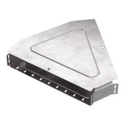 Угол горизонтальный 45 градусов с крышкой Стандарт 500х80 Промрукав