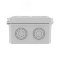 Коробка ответвительная с 8+2 кабельными вводами д.20/20мм, IP55,70х70х40мм