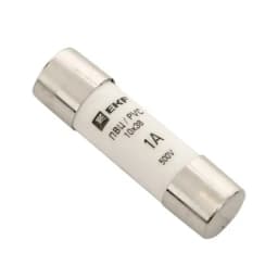 Плавкая вставка цилиндрическая ПВЦ (10х38) 1А EKF