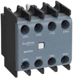 Блок контактный дополнительный MC1G/E 2НО+2НЗ фронт. монтаж. SE MAFN22