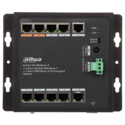 Неуправляемый 11-портовый гигабитный коммутатор с 8-ми PoE портами DH-PFS3111-8ET-96-F Dahua
