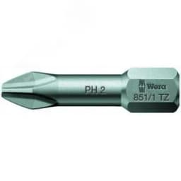 Бита торсионная 851/1 TZ PH вязкая твердость хвостовик 1/4 C 6.3 PH 2X25 мм
