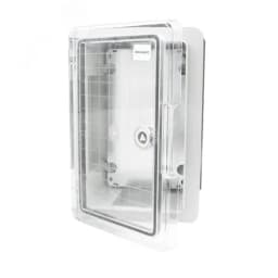 Корпус пластиковый ЩМПп с прозрачной дверцей и монтажной панелью 300х200х130мм, ABS, УХЛ1, IP65