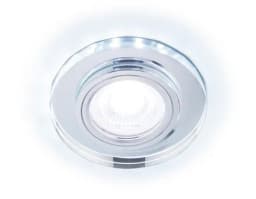 Встраиваемый точечный светильник MR16 со светодиодной подсветкой Ambrella Light S214 CL