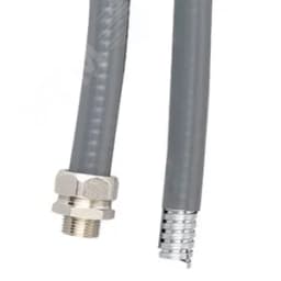 Металлорукав DN 10мм в гладкой EVA изоляции D внутреннний=10.0 мм D наружный= 15.0 IP66 (50м) серый