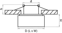 Светильник встраиваемый Lightstar ARTICO CYL 5W 4000K 070234