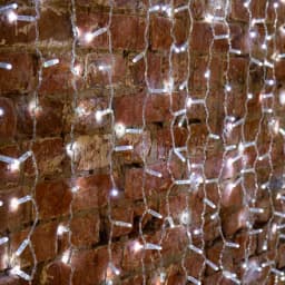 Гирлянда светодиодная Занавес 2х15м 192 LED БЕЛЫЙ прозрачный ПВХ IP65 эффект мерцания 230В соединяется NEONNIGHT шнур в комплекте 2353156