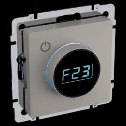 BRITE Термостат электронный с индикацией ТС10-1-БрКр бежевый IEK