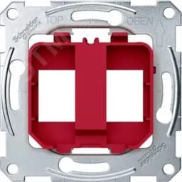 Плата опорная для модулей штепсельного разъема красный