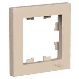 ATLASDESIGN рамка однопостовая, ПЕСОЧНЫЙ