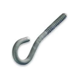 Крюк-шуруп d20 L=165мм для деревянных опор Энсто-РУС (ОКПП)