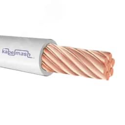 Провод силовой ПуВ 1х50к белый ТРТС