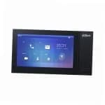 Монитор видеодомофона IP 7 дюймовый, черный 1024x600 разрешение Dahua DH-VTH2421FB