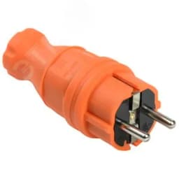 ВБп3-1-0м Вилка прямая ОМЕГА IP44 оранжевая