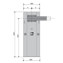 Комплект шлагбаума CAME G6000 Classico (правый 6 м.)