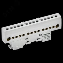 TEKFOR Шина L фаза изолированная на универсальном держателе 8х12-10-Ср IEK