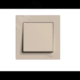 ATLASDESIGN выключатель одноклавишный, сх.1, 10АХ, в сборе, ПЕСОЧНЫЙ