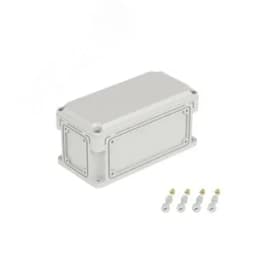 Корпус IP66/IP67, 300х150х146 мм, без МП, с фланцами, непрозрачная крышка H= 21 мм