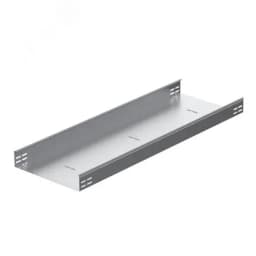 Универсальный лоток неперфорированный 500х80х3000, толщина 1,5 мм, Сендзимир цинк