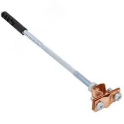 Держатель проводника круглого 8-10мм для бетонного фасада медь