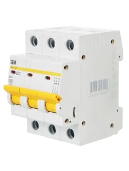Выключатель автоматический модульный 3п D 32А 4.5кА ВА47-29 KARAT IEK MVA20-3-032-D