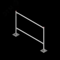 Опорная конструкция для горизонтальных прямоугольных воздуховодов и металлических лотков кабеленесущих систем TECHNORAPTOR STEELFOOT 2000х1500 HD