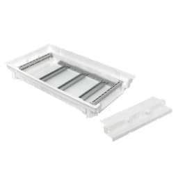 Основание силового щита Nova с DIN-рейками 36мод. IP41 PROxima EKF nv-pbase-36