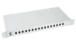 Бокс оптический 19" на 16 SC/LC портов Cabeus FO-19-16SC