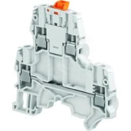 Клемма винтовая ZS4-D2-S - 4 мм?, 2 уровня, 4 зажима, ножевой разъединитель на верхнем уровне TE Connectivity ОУЭО