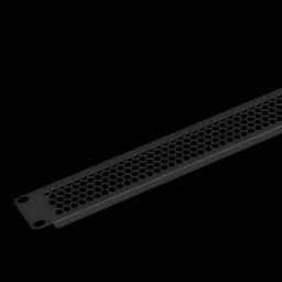 Фальш-панель 1U, перф., черный RAL 9004 SYSMATRIX BP 0018.900