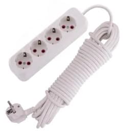 Удлинитель с заземлением 4 входа 10 метров