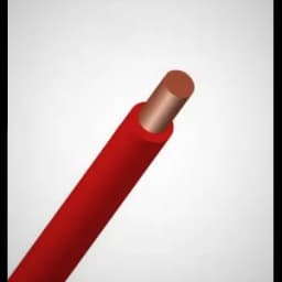 Провод ПУВ 1х1 красный 100м однопроволочный Электрокабель(ХКА)