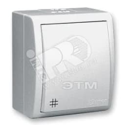 15 Aqua Выключатель проходной с 3-х мест (перекрёстный) IP54 10А 250В винтовой зажим S15A белый