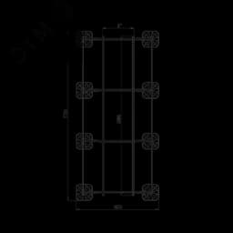 Опорная конструкция для установки оборудования TECHNORAPTOR FOOT 1500х3500