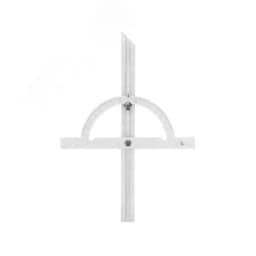 Угломер нониусный 10-170 град (150x300мм 1 град) регулир.рейка (ГРСИ №83810-21) Hortz