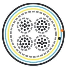 Кабель витая пара Hyperline FUTP50-C3-S24-IN-LSZH-GY