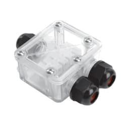 Коробка распределительная STEKKER LD538 водонепроницаемая на 3 выхода 450V 110х70х35 прозрач 50130