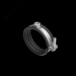 Хомут быстрой фиксации с изоляцией с гайкой М8 для труб d 1 1/4"