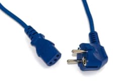 Кабель питания Hyperline PWC-IEC13-SHM-3.0-BL