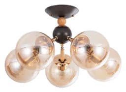 Люстра на штанге Arte Lamp Boston A4485PL5BK