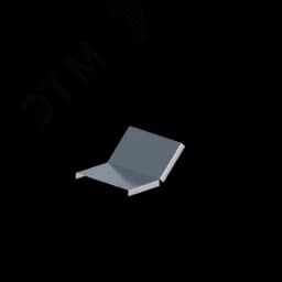 Крышка лотка монтажного углового 45 вверх ЛР45В.150.15.169.1,5.1 СОЭМИ