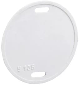 Бирка кабельная маркировочная У-135 55мм (круг) IEK UZMA-BIK-Y135-R