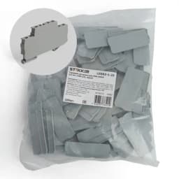 LD562125 Торцевая заглушка для ЗНИ LD554 25 мм² JXB ST 25 серый STEKKER 39987