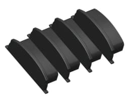 Заглушка для накладного гибкого алюминиевого профиля GP1600 комплект 4шт Ambrella Light GP8210