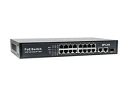 Неуправляемый PoE-коммутатор 16 PoE портов +2UpLink+1SFP EL S-19/16PA_v.1 Optimus